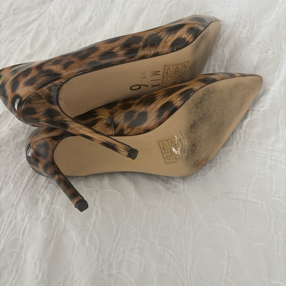 Mix No. 6 Leopard Print Heels - Picture 4 of 6